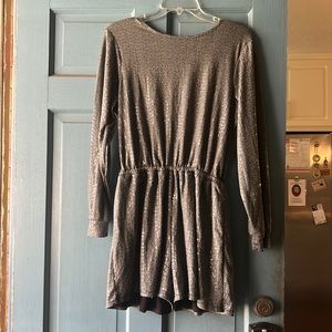 Sequin disco romper